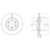 DELPHI BG4133 Brake Disc